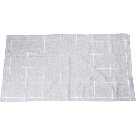 Nappe rectangulaire à carreaux lavés, idéale pour décorer une table de buffet dans la cuisine ou la salle à manger (135 x 135 cm).