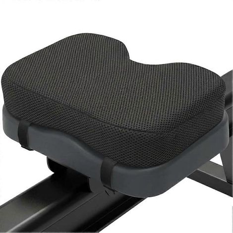 Sitzkissen für Rudermaschinen aus Memory-Schaum – rutschfest mit Gurten – lindert Steißbeinschmerzen – 7,6 cm dicker Memory-Schaum (1/5)