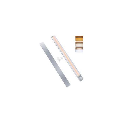 Ruban LED sans fil pour meubles hauts, éclairage LED cuisine avec capteur de mouvement intégré et veilleuse nocturne, rechargeable USB, 160 LED, 40 cm (2 pièces) (1/5)