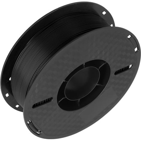 Filament PLA 1.75mm 1kg Noir, Consommable Imprimante 3D Écologique Sans Odeur Ni Fumée, Bobine de Filament Haute Précision (1/5)
