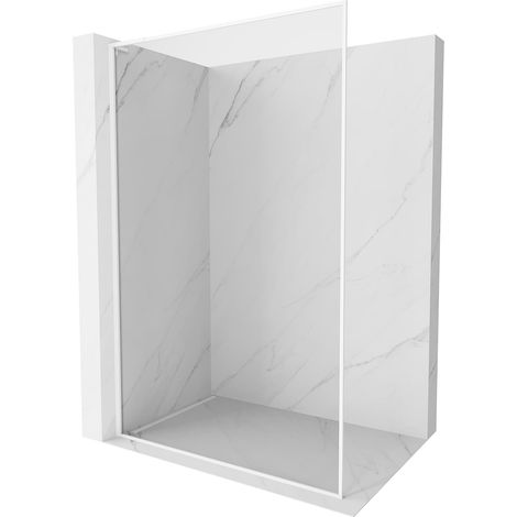Mexen Kioto-F L Parete doccia Walk-in con cornice 60 x 202 cm, trasparente 8 mm, bianco - 800-060-174-20-00 (1/5)