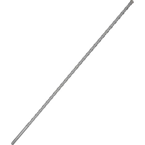 12 x 600 mm SDS Plus Set de forets - Forets à marteau SDS pour béton, brique, ciment, pierre avec 4 lames - Tige SDS Plus adaptée pour marteau perforateur (1/5)