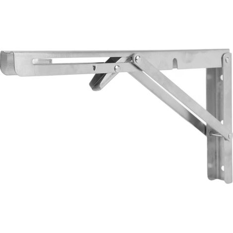 Supporto per ripiano pieghevole in acciaio inox da 30 cm (12 pollici) con staffa robusta, galleggiante e pieghevole, ideale per camper, barche o yacht. (1/5)