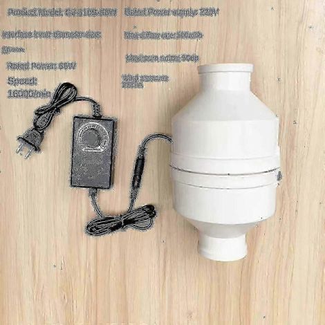 Ventilateur d'extraction silencieux 230 V pour gaine de ventilation de salle de bain, cuisine et toilettes, montage mural ou sur fenêtre (1/5)