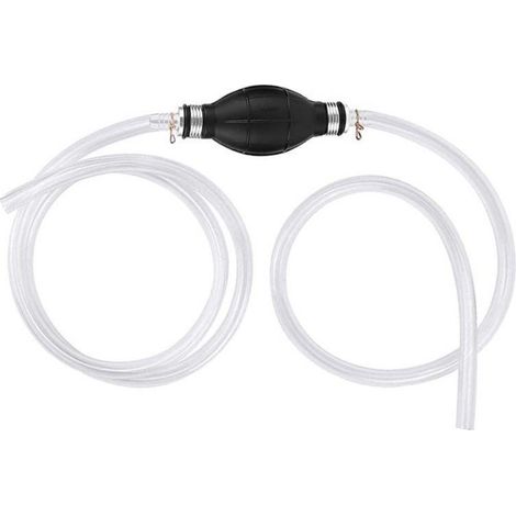 Pompe Manuelle - Transfert Essence Carburant - Siphon Portable 2 M - Pompe Refoulement Urgence - 1 Pièce