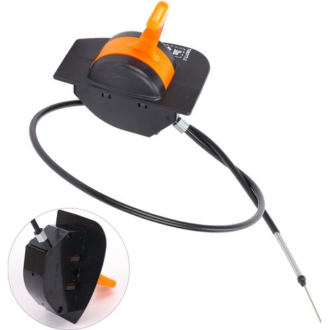 Câble de commande unique pour accélérateur et starter GY21107 compatible John Deere LA 135 145 175 (1/5)