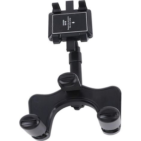Auto-Handyhalterung Schwarz Multifunktional 360° drehbar Verstellbar Robust Stabile Auto-Handyhalterung