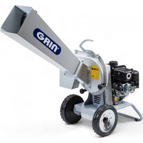 Broyeur de végétaux thermique 50mm – Moteur Briggs Stratton 208cc – Démarrage électrique – Goulotte spacieuse pour branches volumineuses - BIOCH50