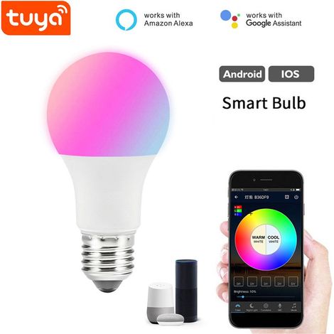 Tuya Lampadina LED Smart WiFi 10W RGBW (1/5)