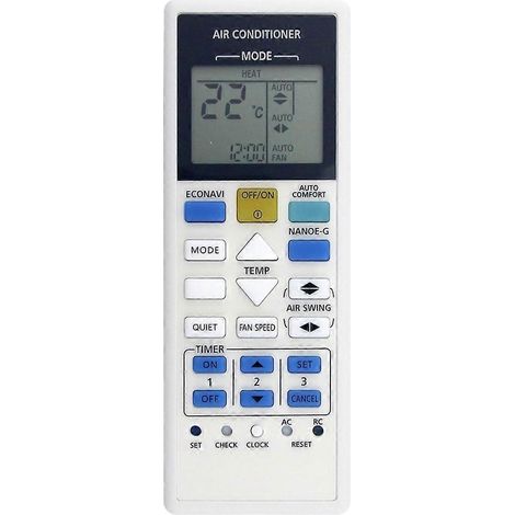 Ersatzfernbedienung A75C03590 für Panasonic Klimaanlagen A75C03590 CS-PS18UKA CS-PV9SKH-1 CS-PV12SKH-1 (1/5)
