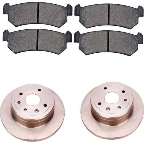 KIT FRENI POSTERIORI compatibile con CHEVROLET NUBIRA - DISCHI + PASTIGLIE OEM: FDB1889, FDB4295 / 17686 /SOSTITUZIONE DIRETTA/BASSA POLVERE/SILENZIOSO (1/5)