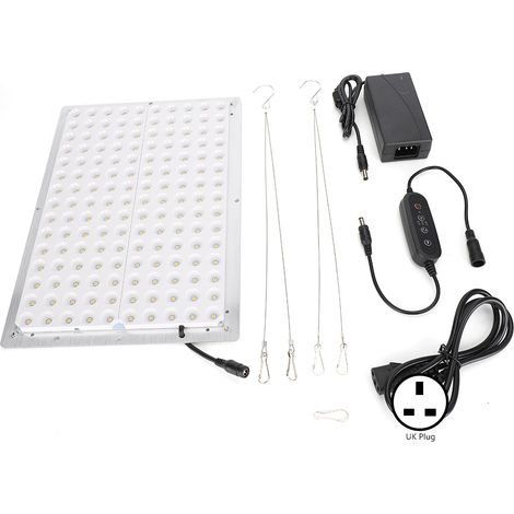Lumière de croissance végétale 150W spectre complet, lampe fine pour serre florale, prise UK 85-265V
