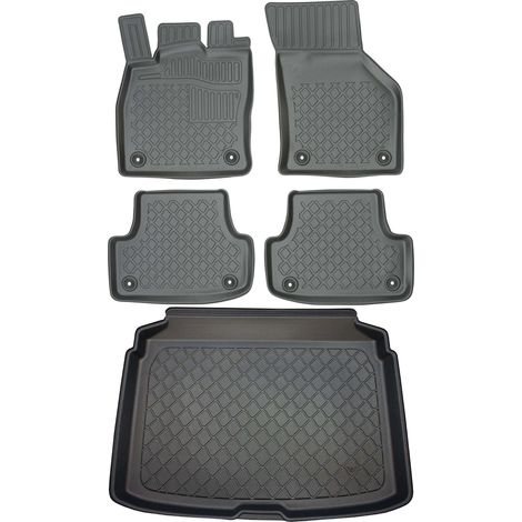 Set di tappetini per auto e tappetino per bagagliaio per Audi A3 8V Sportback dal gennaio 2013 al marzo 2020. (1/5)