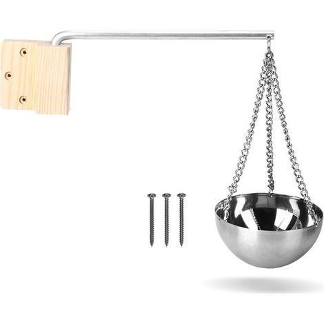 Dailygoods – Aromaschale aus Edelstahl – Duftdiffusor – Halter für ätherische Öle – Saunazubehör – Schwenkarm – Langlebiges Material (1/5)
