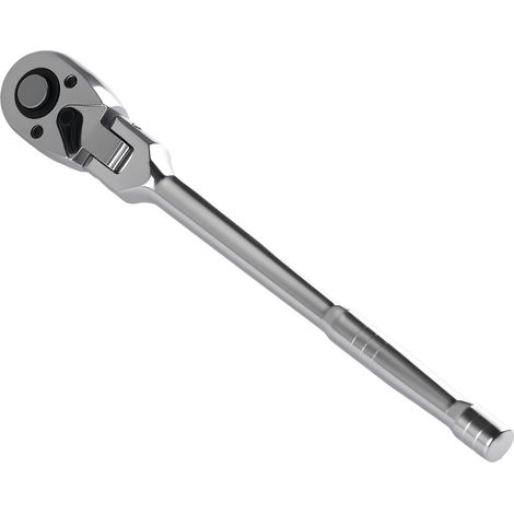 1/2" Drive Flex Head Ratchet 300mm 72 Teeth Quick-Release Heavy Duty Tool (1/5)