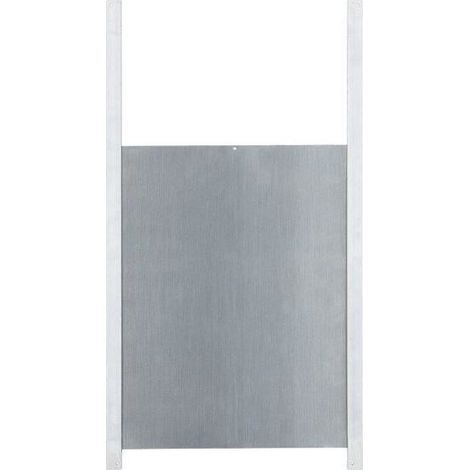 Porte coulissante pour poulailler - KERBL - Alu - 30 x 40 cm - Taille M - Glissieres incluses (1/2)