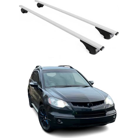 OMAC Dachträger Querträger für Acura RDX I II 2007-2018 – Abschließbar – Max. 75 kg – 2 Stangen Stahl Silber (1/5)