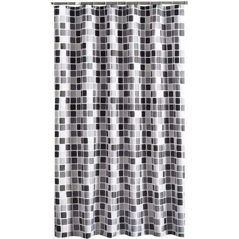 1pc Shower Curtain 200x240 cm (WxH), Anti-mold, Antibacterial, Water-repellent, Soft Polyester Fabric Shower Curtain Lining, Bath Curtain with Beautiful Patterns for Bathroom and Toilet (1/5)