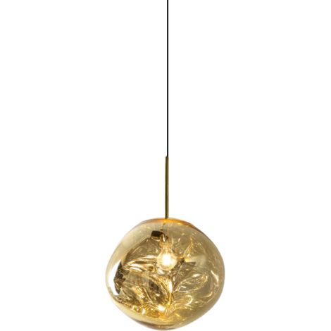 Suspension lumineuse moderne en forme de lave, idéale pour une boutique de vêtements créative, un bar, un bureau, une villa, un duplex, un salon, une salle à manger ou un escalier. (1/5)