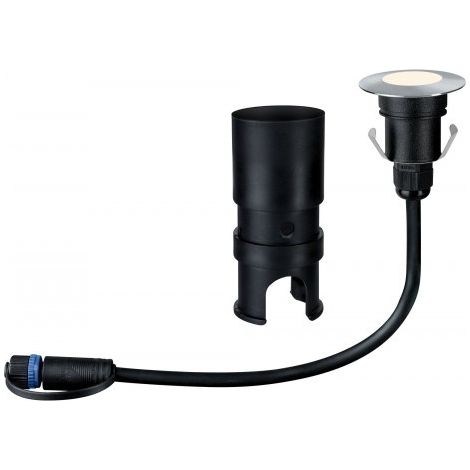 Paulmann Plug & Shine Floor Mini spot de suelo plateado exterior