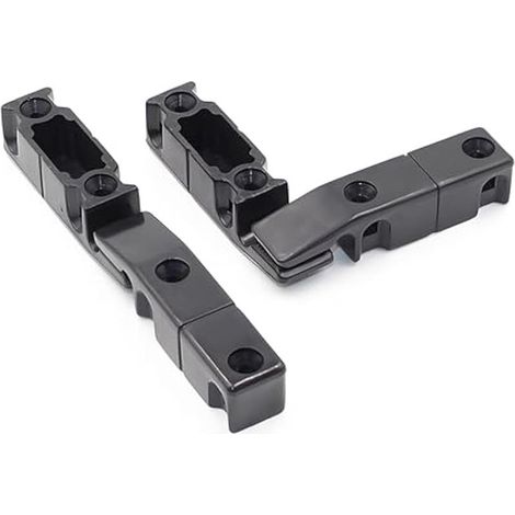 EH-B Ferrure à Enfiler Plaques de Partie et Cadre Support de Panneau Connecteur Raccords Suspendus pour Meubles Panneaux Capacité Jusqu'à 15kg Plastique (20 Paire) (1/5)