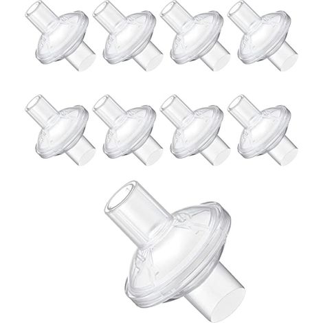 Filtres jetables antibactériens antiviraux pour nez, masque de ventilation, anesthésie, accessoires universels (10 pièces) (1/5)