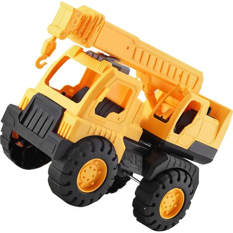 Camion de chantier miniature, jouet de simulation de camion d'ingénierie, voiture miniature de simulation de grue pour enfants, filles et garçons (1/5)