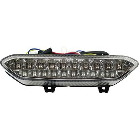 Luz trasera de motocicleta con intermitente dinámico y luz de freno para YZF R1 2002-2003 (1/2)