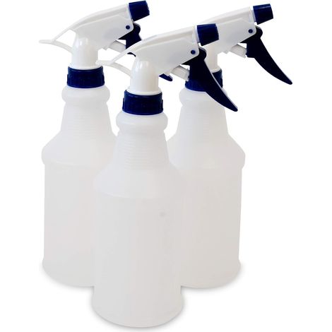 Ensemble de 3 flacons pulvérisateurs rechargeables pour huile et huile d'olive, en plastique, 473 ml, 16 oz, pour le nettoyage ménager.-AquaForge (1/2)