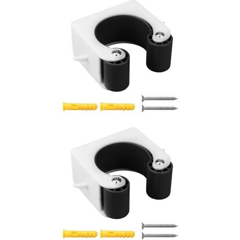 Boucle de stationnement de vélo Clip de rangement pour porte-vélos Boucle de stationnement de vélo de montagne Support de rangement pour clip de vélo pour supports muraux de vélo bicyclette 2 PC (1/4)