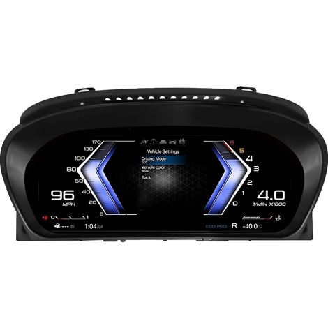 Panel de instrumentos digital, pantalla LED de 12,3 pulgadas, interfaz de usuario personalizable, con CarPlay. (1/2)