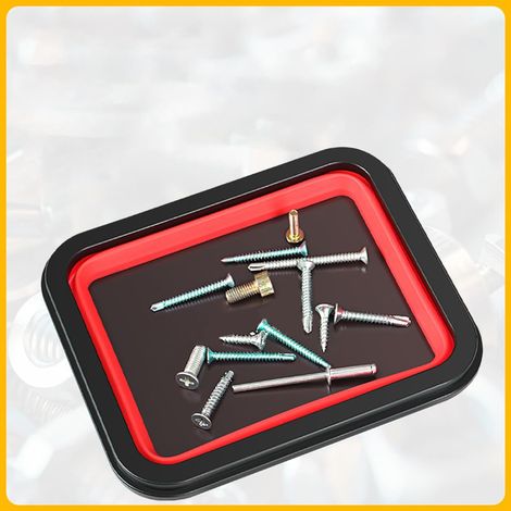Generisch Plateau magnétique pour vis et écrous 3 étagères magnétiques pour mécanicien – Porte-outils magnétique pour trier les vis et écrous pour l'entretien, la réparation, le garage, la maison (1/5)