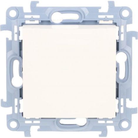 Simon 10 Interruttore universale - scala senza pittogrammi (modulo) 10 AX, 250 V, connettori rapidi bianchi CW6C.01/X/11