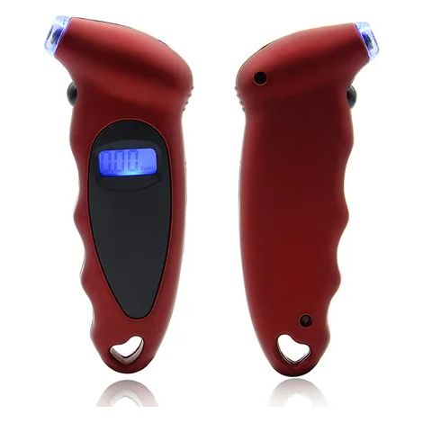 Manomètre numérique de pression des pneus pour vélo et voiture, outil de diagnostic 0-150 PSI, écran LCD rétroéclairé. Testeur de pression d'air