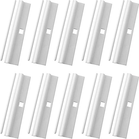 Ensemble de 10 accessoires pour stores verticaux, pièce de suspension sans joint de 89 mm, pièce de suspension simple