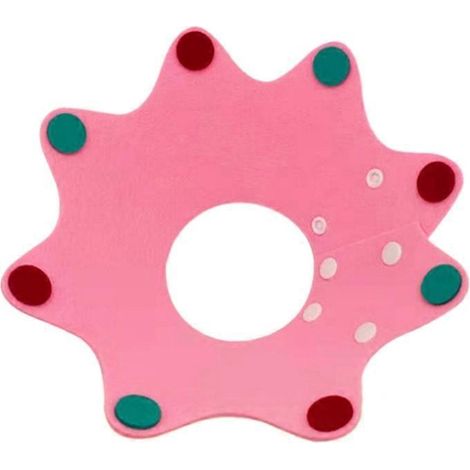 Collier de protection souple pour chiots et chatons - Rose - Taille S