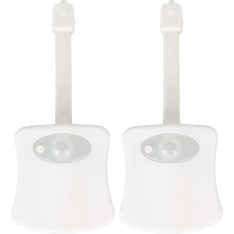 CCYKXAToilet Night Light, Battery-Powered Toilet Light with Motion Sensor, 16 Colors, for Home and Children (1/5)