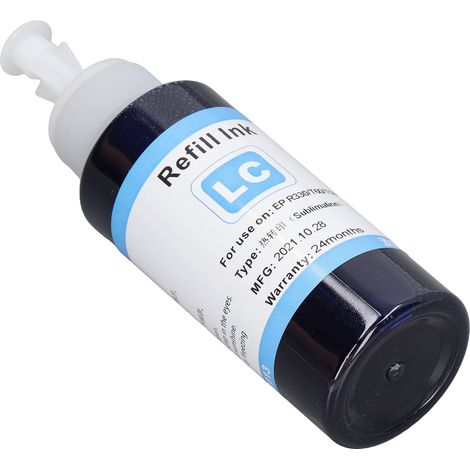 Recharge d'encre de sublimation pour transfert thermique 100 ml, accessoire d'impression numérique pour R330 230 T60 T50 LC (1/5)