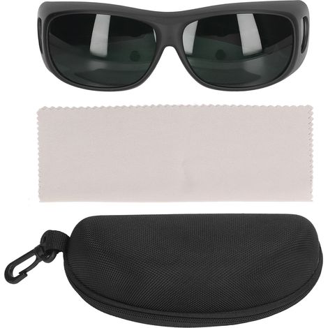 Lunettes de soudage légères anti-rayures en PC Nylon résistantes aux UV, verre vert foncé IR5.0 pour soudure électrique. (1/5)