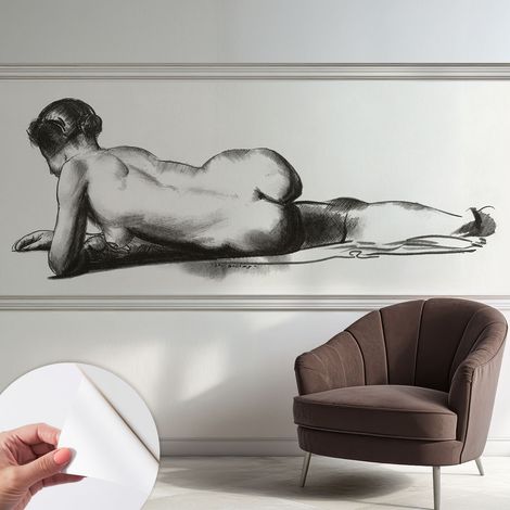 Fotomurale adesivo - parete decorativa - decorazione casa - stile moderno parete - Nudo delicato 250x104 cm (1/5)
