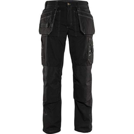 Arbeits-Hose Sommer Handwerker 1525 - Schwarz 5XL - FR(60) - SE(C66) - Kurz