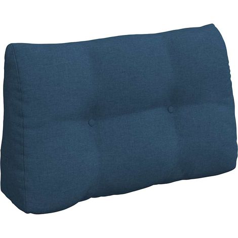 Rücken Kissen Blau 80 x 24 x 50 cm Stoff vidaXL