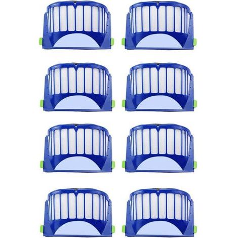 Lntyq 8 PCS Ersatzfilter Kompatibel pour Roomba 600 Serie Filter 605 606 615 616 620 621 625 630 631 650 653 655 660 670 671 676 680 Staubsauger (1/5)