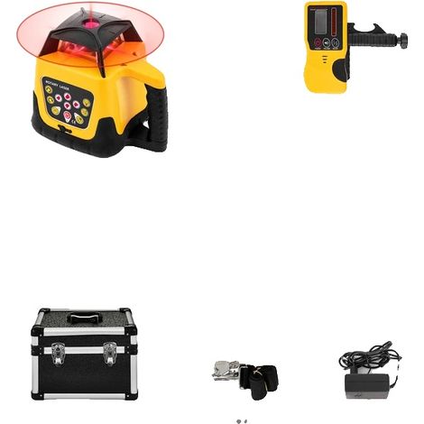 Laser-Nivelliergerät, Aluminiumstativ, erweiterter Messbereich, roter Laserstrahl 1 (1/2)