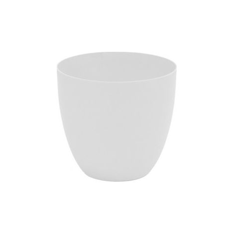 Pot Bol Blanc ø18cm Design épuré Pour Plantes D'intérieur Et Extérieur - Plastiken