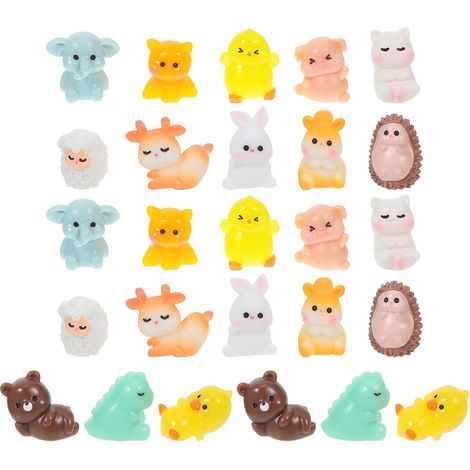 Stücke Miniatur Tierfiguren Aus Kunstharz Für