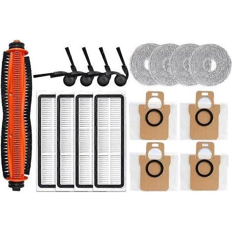 Accessoires pour aspirateur robot Xiaomi 5 PRO/OV21CN : brosse principale, lingette de nettoyage, filtre HEPA, sac à poussière, pièces de rechange (1/5)