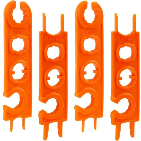 Llave para conector solar MC4 (par), conector solar, conector fotovoltaico, enchufe macho/hembra de liberación rápida, llave para herramienta de desconexión, color naranja.