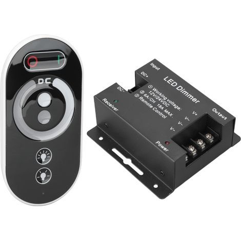 TélécommandesLumières LED, Télécommandes Contrôleur LED sans Fil LED Gradateur LED, DC 12V 24V LED Télécommande sans Fil pour Bandes Lumineuses (1/5)