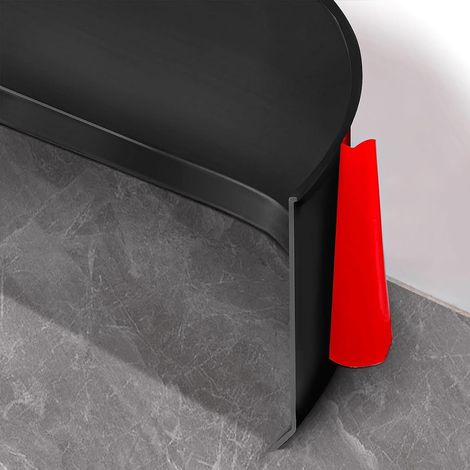 Flexible Skirting Board, 10 cm x 6 m PVC Skirting Board, Decorative Skirting Board, Self Adhesive Decorative Strip, Flexible Skirting Board, Flexible PVC Skirting Board for Kitchen and Bathroom (1/5)